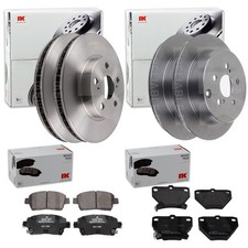 NK BREMSSCHEIBEN + BELÄGE VORNE + HINTEN passend für TOYOTA CELICA