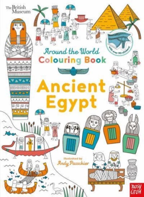 British Museum: Around the World Colouring: Ancient Egypt (Paperback Book)