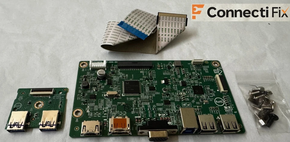 DELL P2419H 24" Monitor Main Board 715G9656-M0F-000-0H4L with USB Input, Cables - Image 3 of 4