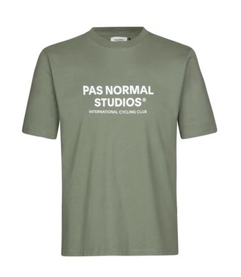 PAS Normal Studios Off-Race Logo T-Shirt Dark Celeste Neu mit Etikett Größe L Unisex