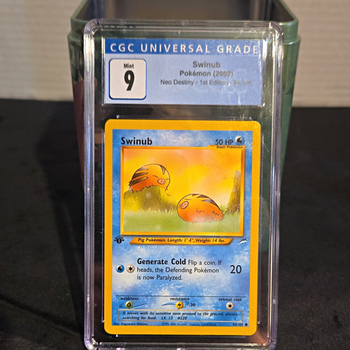 Swinub (1st Edition) graded CGC 9 for sale on eBay