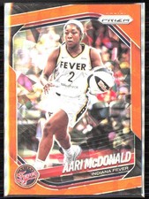 2025 Panini Prizm WNBA #10 Aari McDonald Ice Orange Prizms