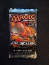 WOTC MTG Darksteel sealed, English booster pack, 15 Cards from 2004