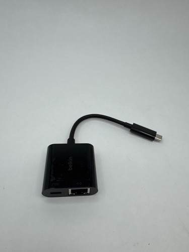 Belkin Connect USB-C to Ethernet + Charge Adapter 100W w/Gigabit Ethernet Port