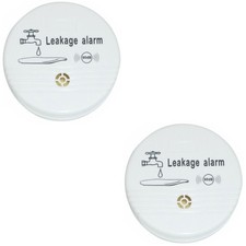 2 st&uuml;cke Hohe empfindliche Leckdetektor laute Wasserleckalarm ohne Batterie f&uuml;r