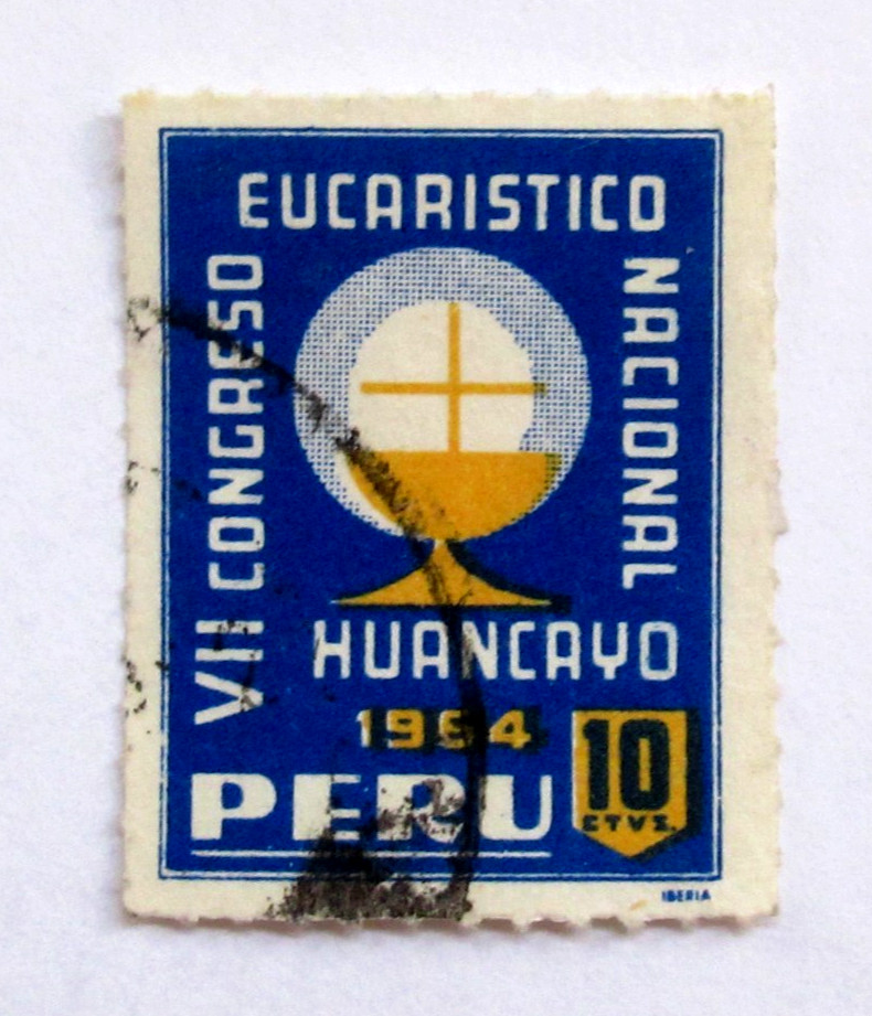 Peru Stamps Scott RA42 VII National Eucharistic Congress Huancayo 10 c 1962 Used