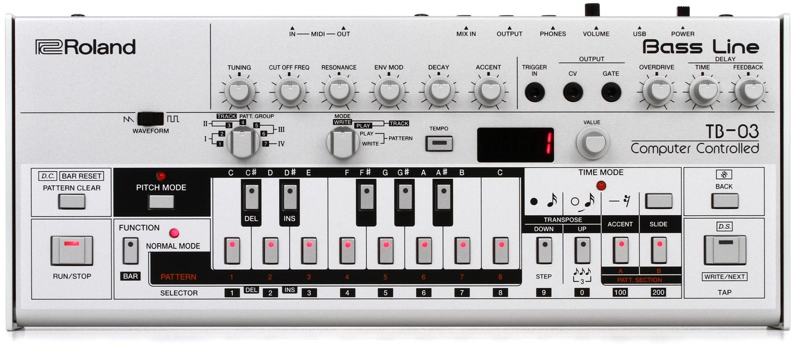 Синтезатор басовых партий Roland TB-03 78990₽