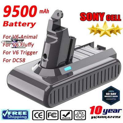 9.5AH Battery For Dyson V6 SV03 SV04 SV09 SV06 DC58 DC59 DC61 Vacuum Cleaner