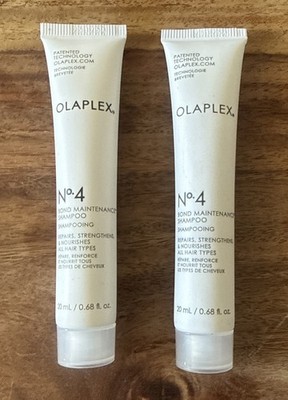 2x Olaplex No.4 Bond Maintenance Strengthening & Reparative Shampoo 20ml versiegelt