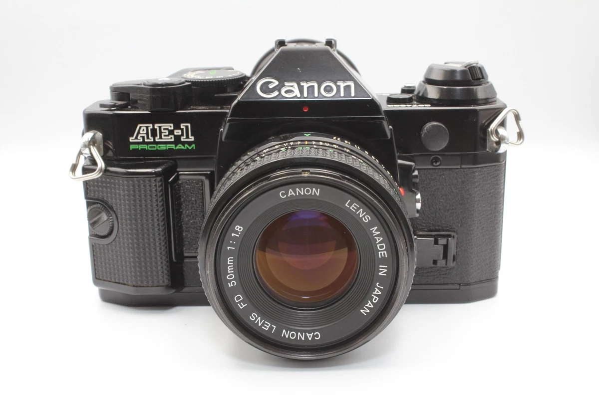 [EXC5] Cámara fotográfica programa Canon AE-1 nueva lente FD NFD 50 mm f/1,8 de JAPÓN