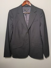 Brooks Brothers Women  s Black Blazer Size 14 Wool Blend Italian Fabric Classic