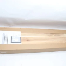 Unfinished Acacia Floating Decorative Wall Shelf 6" W x 24" D 