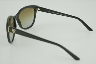 Ralph Lauren RL 8143 5001/T5 black polarized sunglasses with black logo case RL 8143 5001/T5 55-18 140 2P Ralph Lauren Black Gold  main image 3