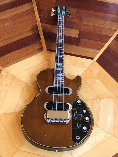 ORIGINAL VINTAGE 1970s Gibson Les Paul Triumph Recording Bass Walnut Orig. Case - Picture 9 of 21
