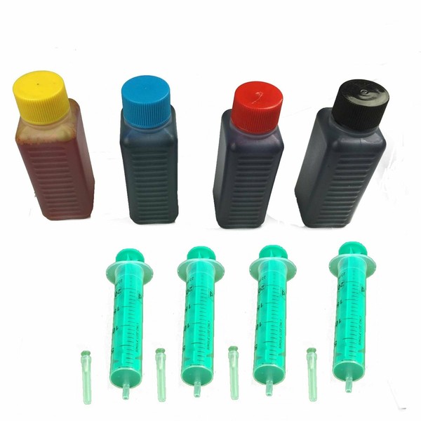 400Ml Tinte NachfüLlset FüR Hp Deskjet 2130 All-In-One 302 Schwarz Farbig-image