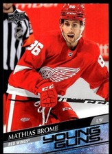 2020-21 Upper Deck Young Guns Mathias Brome Rookie Detroit Red Wings #468 R121
