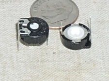 2 PIHER PT-10 10K LINEAR TAPER 1T 1 T TURN CARBON PCB PWB TRIMMER POTENTIOMETER
