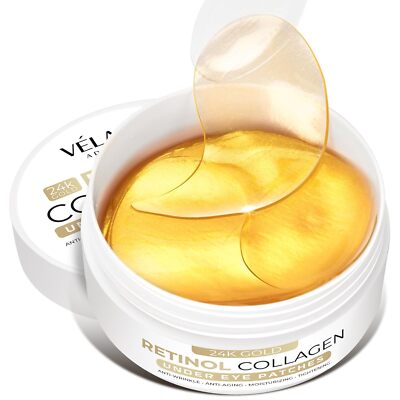 Velamo Advanced Retinol Collagen Under Eye Patches 30 Pairs, EXP 11/2027