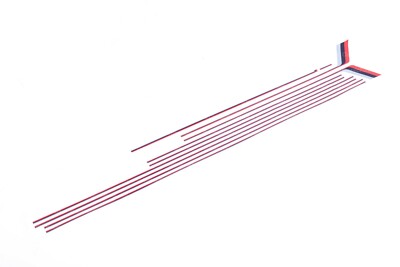 BMW E30 M Technic 1 2 Stripe decal sticker kit M Stripe Mtech1 Mtech2 Motorsport
