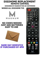 DIGIHOME REMOTE CONTROL A REPLACEMENT THAT WORKS ALL DIGIHOME TVs