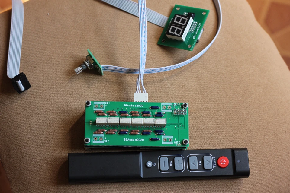 Volume Control Relay Attenuator IR Control 2 channels XLR 10K, 22K, 50K, 100K - Image 4 of 4