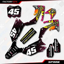 Pink Spark Racing Graphics Kit fits Honda CRF450 09-12 Crf 450 Crf450R