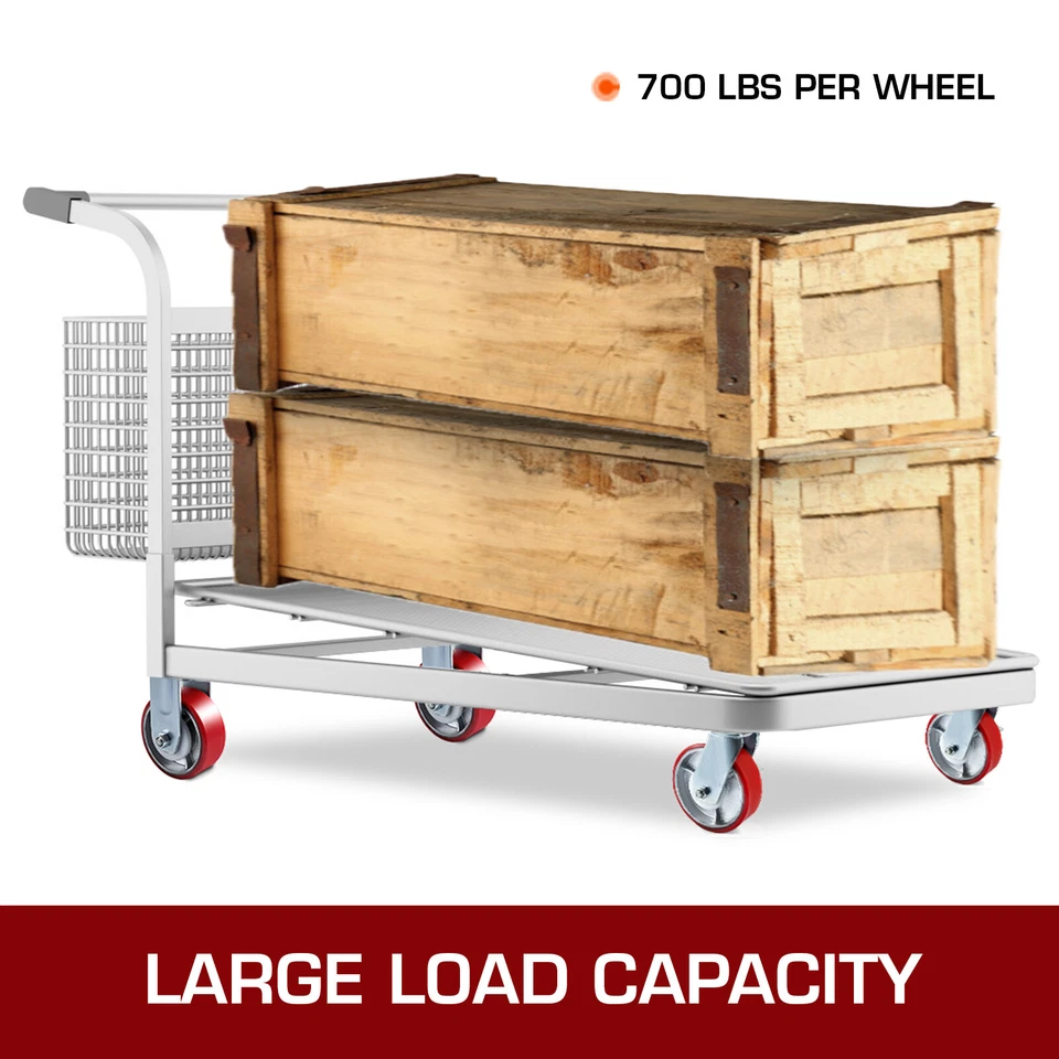 Paquete de 4 ruedas de alta resistencia de poliuretano de 4" 5" 6" con ruedas de hierro fundido sin ruido Foto 4 de 4