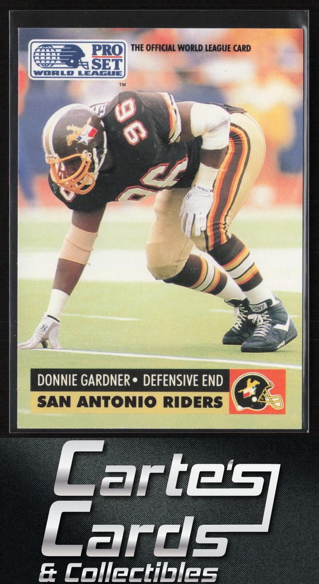 Donnie Gardner 1991 Pro Set WLAF #142 San Antonio Riders | eBay