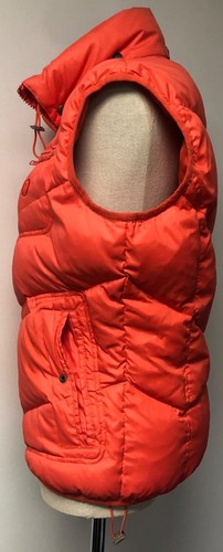DIESEL AMAZING WOMEN'S MELLON PINK QUILTED PUFFER ZIP FRONT VEST SIZE M - Picture 6 of 11