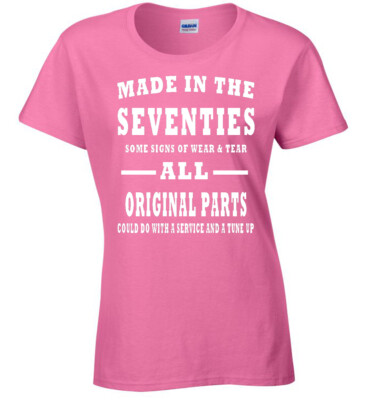Born In The Seventies Damen T-Shirt Geburtstag Geschenk Oma Oma 70er Mama