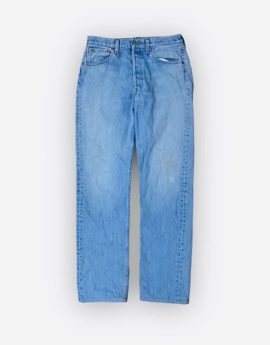 Levis 501 Blue Denim Jeans Vintage W32 L32 (Made In Poland)