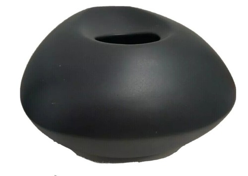 IKEA Bigarro Vase schwarz Keramik Schüssel MCM Mid Century moderne Freiform - Bild 6 von 8