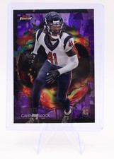 2024 Topps Finest CALEN BULLOCK Purple Refractor RC /125 #256 Texans SP