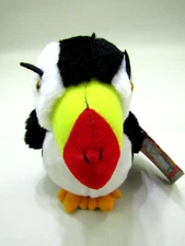 VTG Atlantic Puffin Plush Stuffed Animal K&M International Movable Parts NWT 8"