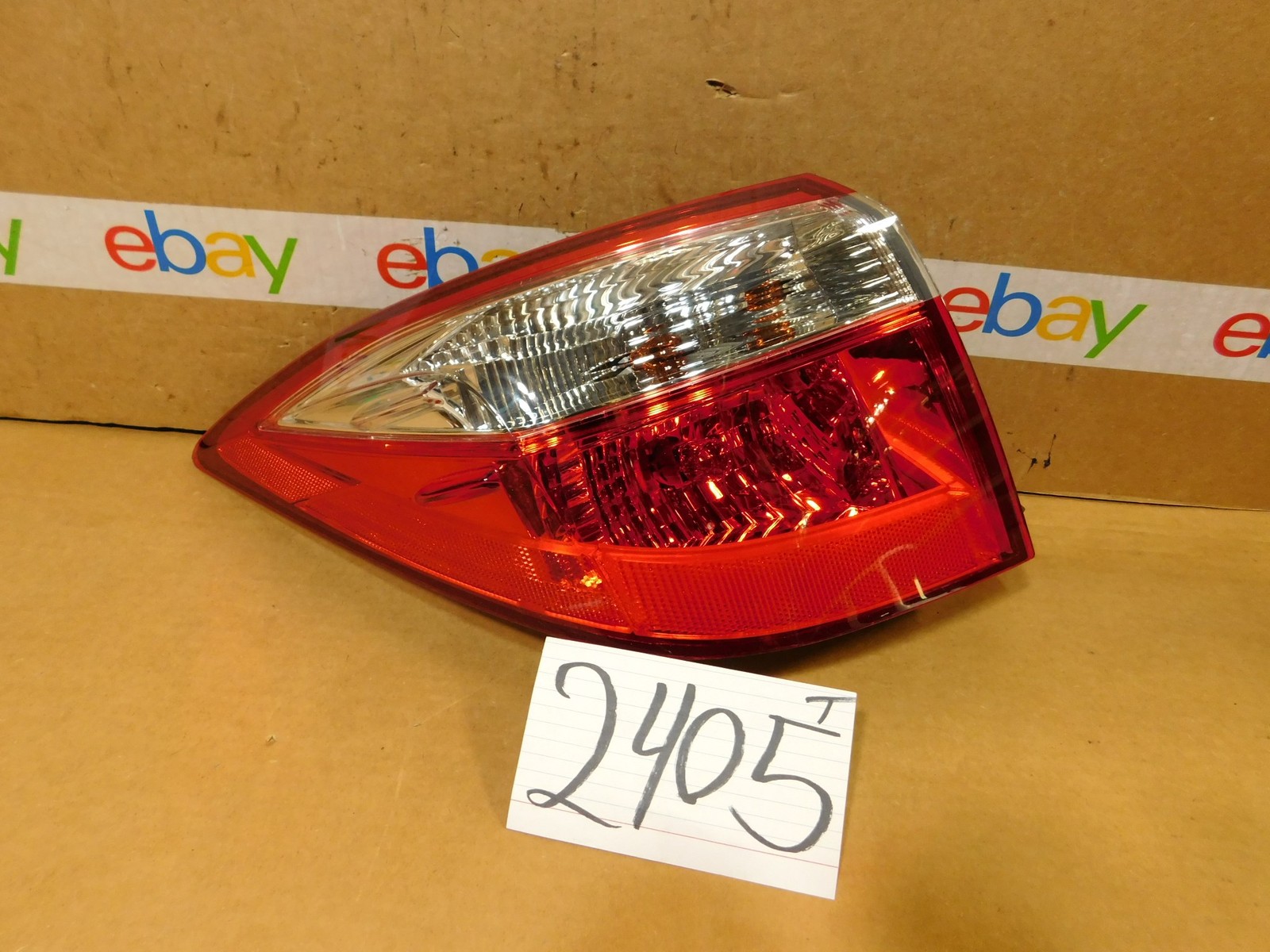 14 15 TOYOTA COROLLA DRIVER Side Tail Light Used Rear Lamp #2405