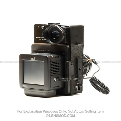Mamiya 645 AFD Phase One Digital Back Magazine Adapter Converter For 4x5 Camera