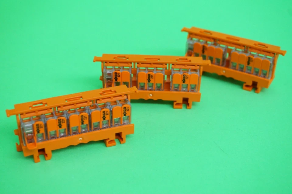 WAGO 221-500 Klemmen-Befestigungsadapter f. Hutschiene mit Klemmen - Auswahl