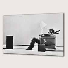 Blown Away Guy Maxell Ad 1979 by Steve Steigman 1970s Canvas Wall Art Print