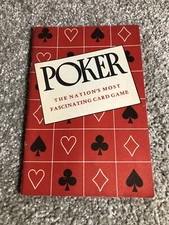 1950 vtg POKER The Nation's Most Fascinating Card Game by U.S. Playing Card Co.