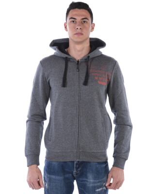 Emporio Armani Ea7 Sweatshirt Hoodie Cotton Men Grey 6GPM20 PJ07Z 3925