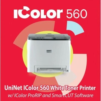 UNINET iColor 560 White Toner Printer + Pro Rip + Smart Cut *Best offer***