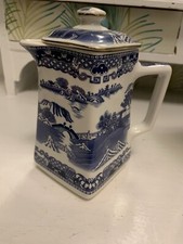 Ringtons Miniature Maling Replica Jug Blue And White - 6” tall Boxed, NEW