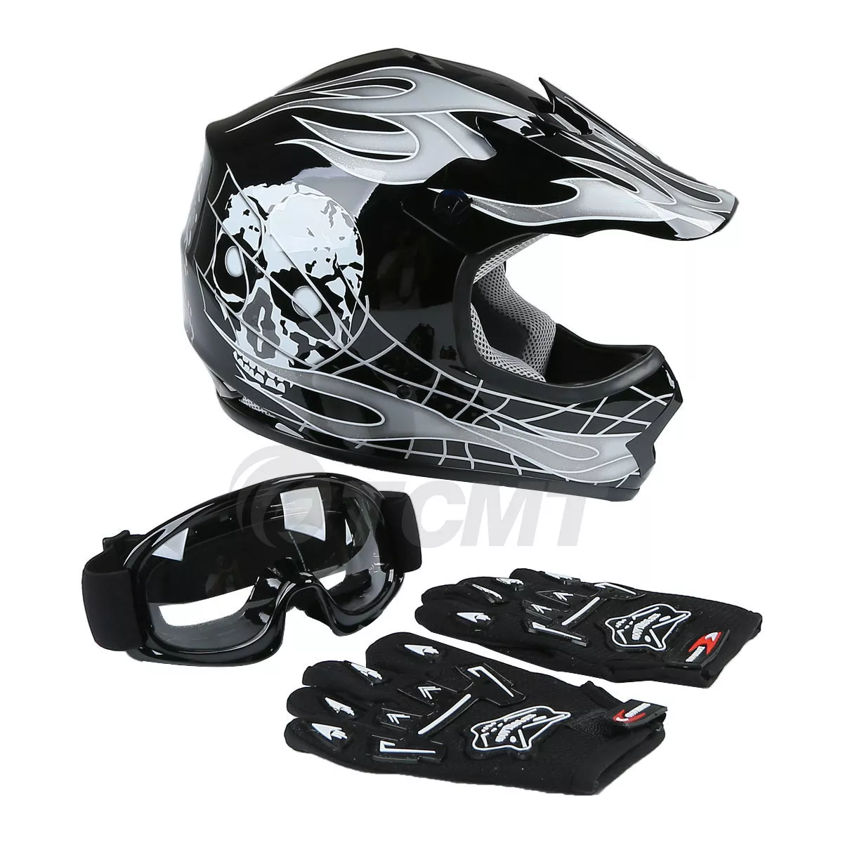 Kids skull helmet hotsell