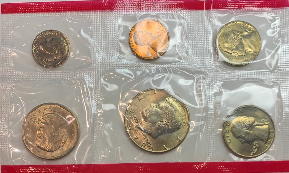 Official 1979 U.S. Mint 12-Coin Set - Philadelphia & Denver - Image 4 of 4