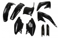 Kunststoff Verkleidung Kit Honda CR 125 / 250 2002 - 2003 Schwarz Ufo Plast Full