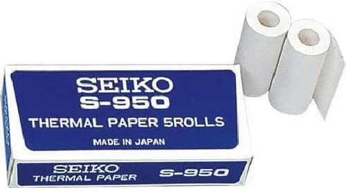 SEIKO S-950 Thermal Paper for Stopwatch Printer 5 Rolls per Box From Japan