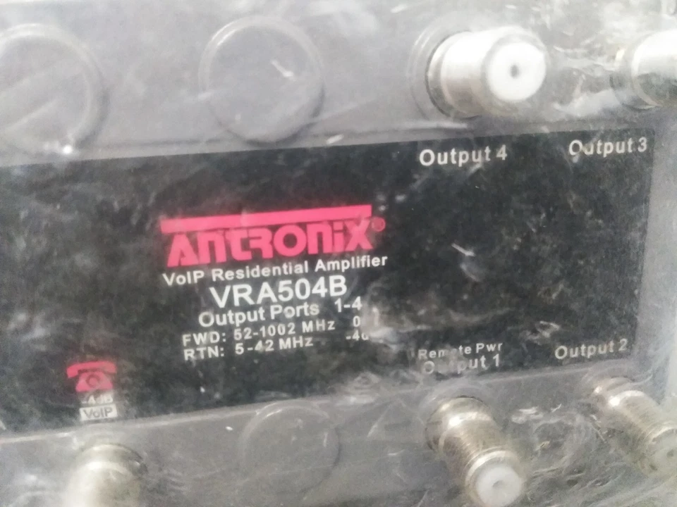 Antronix VRA504B/ACP VoIP Integrated Residential Amplifier 4+1P Kit by Satellite - Image 2 of 4