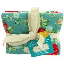 Pioneer Woman 6pc VINTAGE FLORAL Fat Qtr 8" x 21" 100 Cotton Quilt Fabric