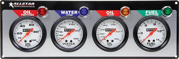 Allstar Professional 4 Gauge Leistenpanel ALL Op/Wt/Ot/Fp-image