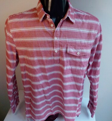 red and white striped shirt men